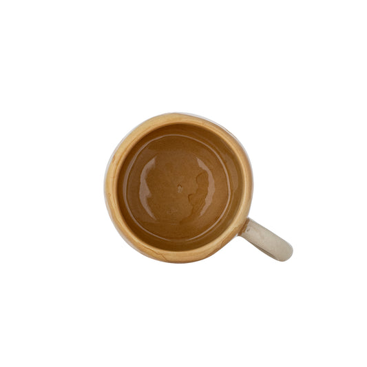Nini Tasse Steingut Braun