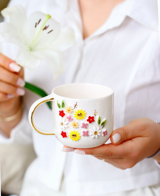 Flower Garden Keramiktasse