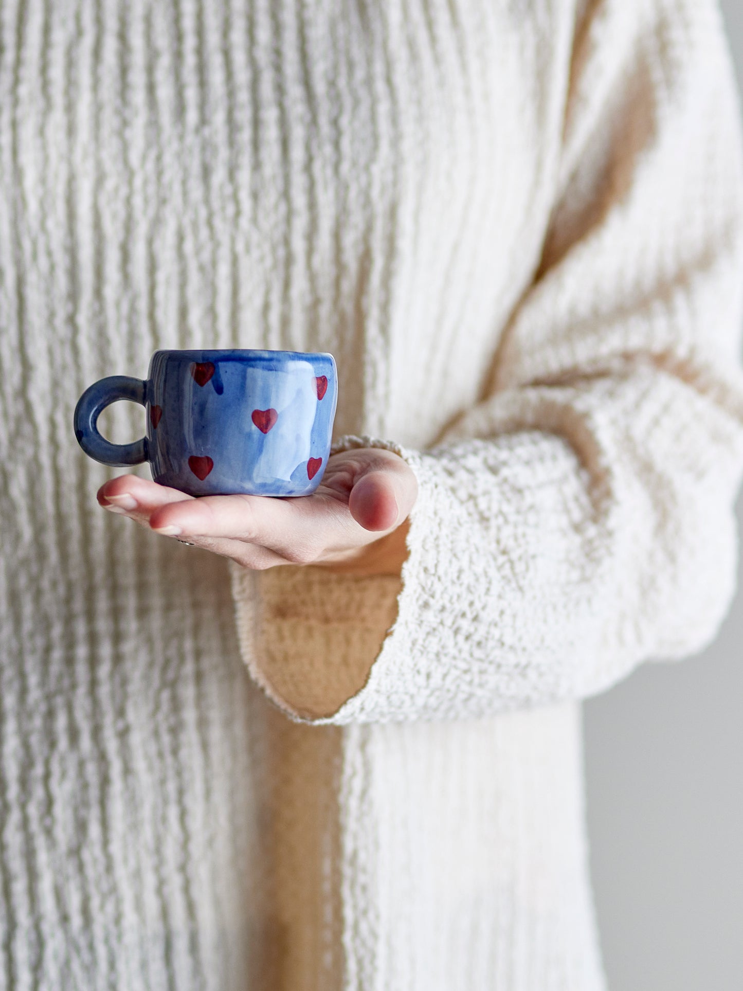 Nini Tasse Steingut Blau