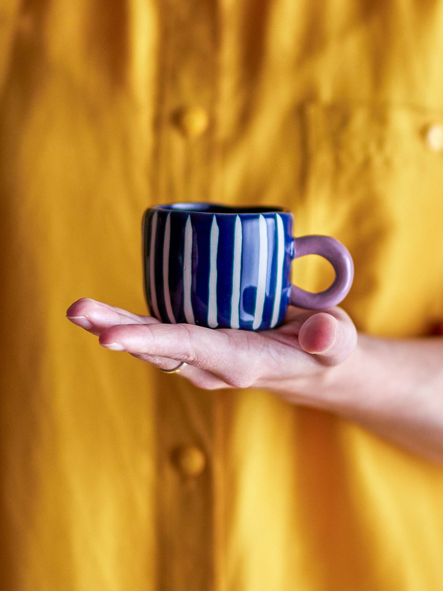Nini Tasse Steingut Blau