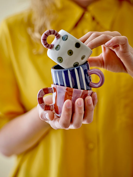 Nini Tasse Steingut Blau