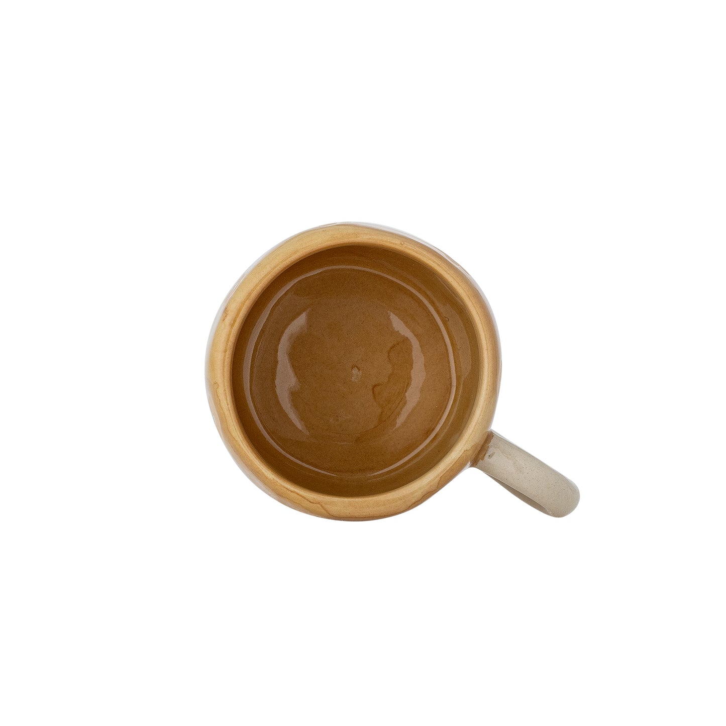 Nini Tasse Steingut Braun