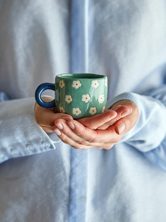 Nini Tasse Steingut Blau