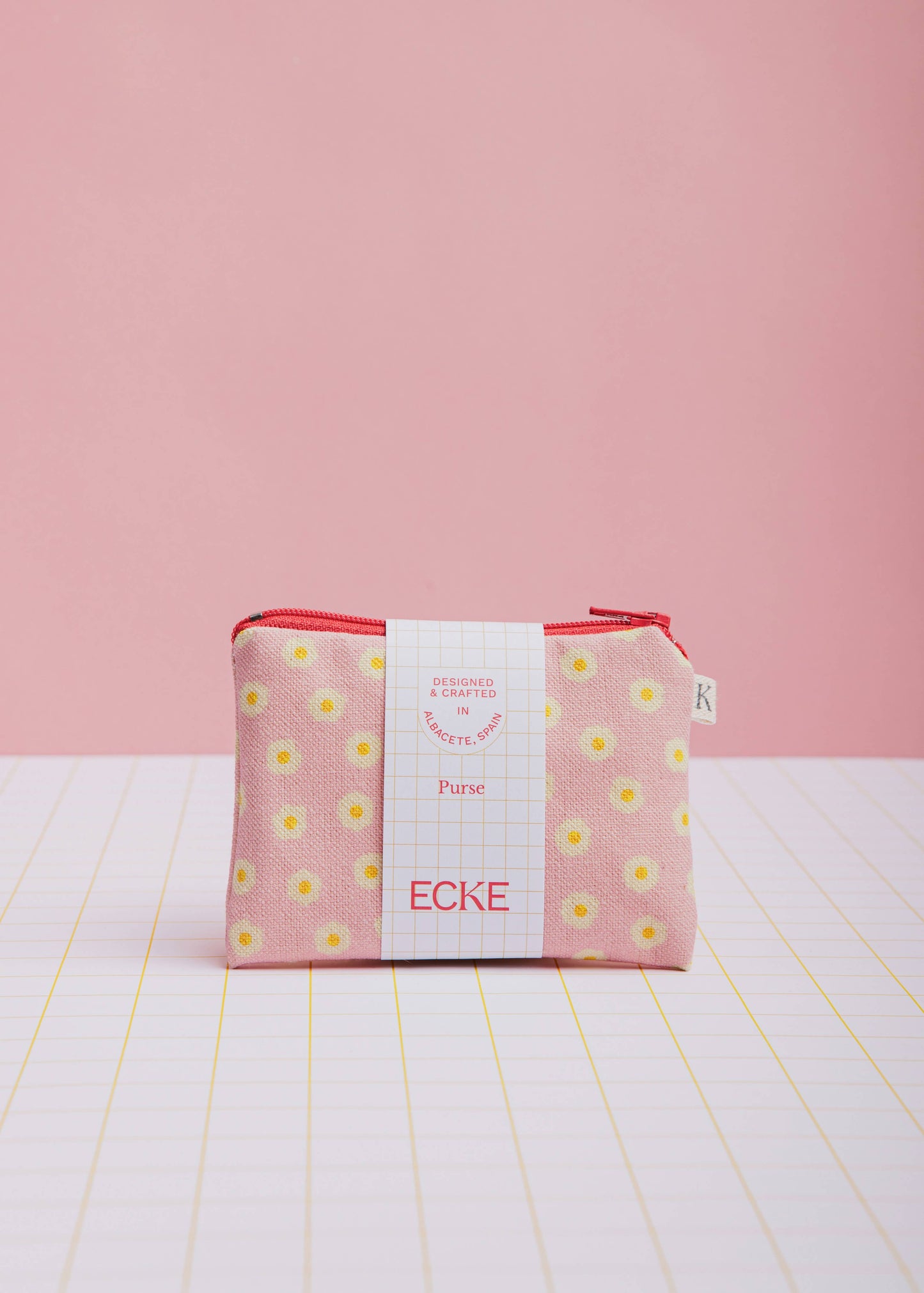 ECKE Münzgeldbörse Huevos in Rosa