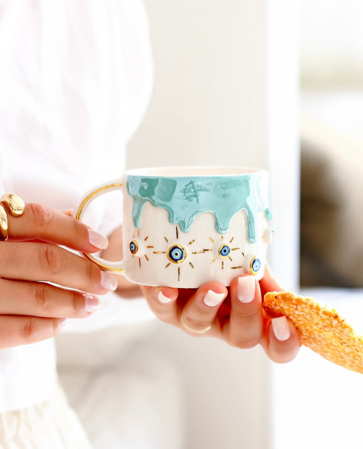 Nazar ceramic mug