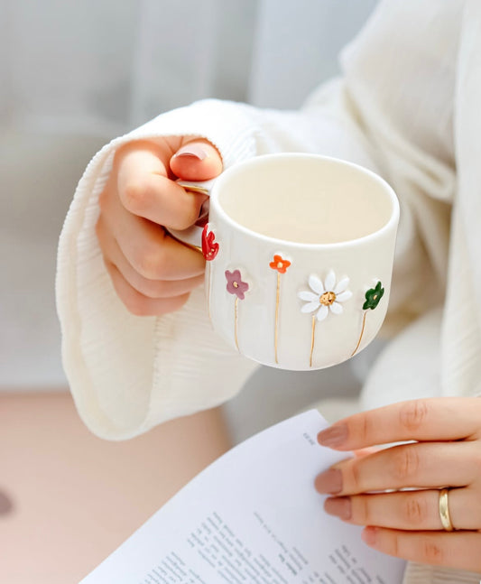 Flower Keramiktasse