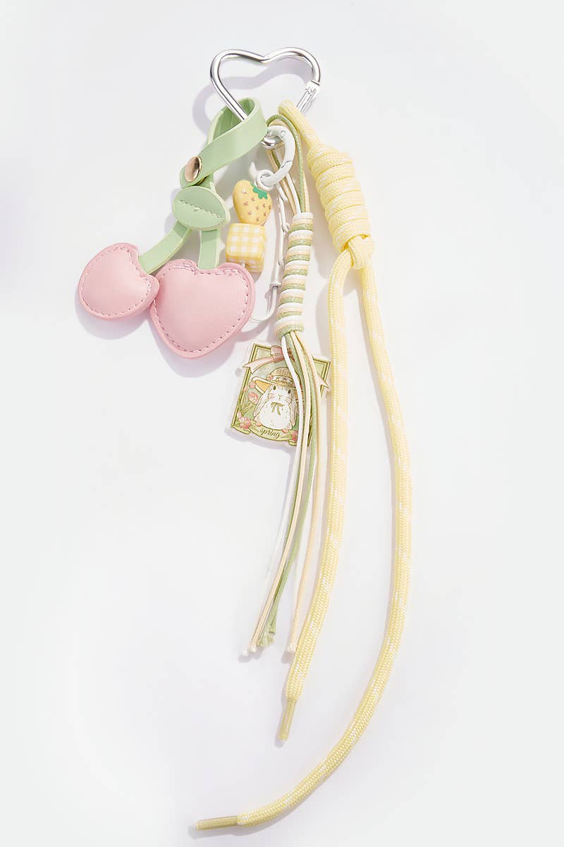Blumen-Taschenanhänger und Schlüsselanhänger