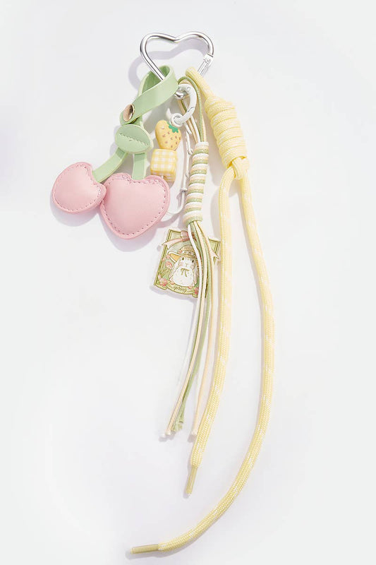 Blumen-Taschenanhänger und Schlüsselanhänger